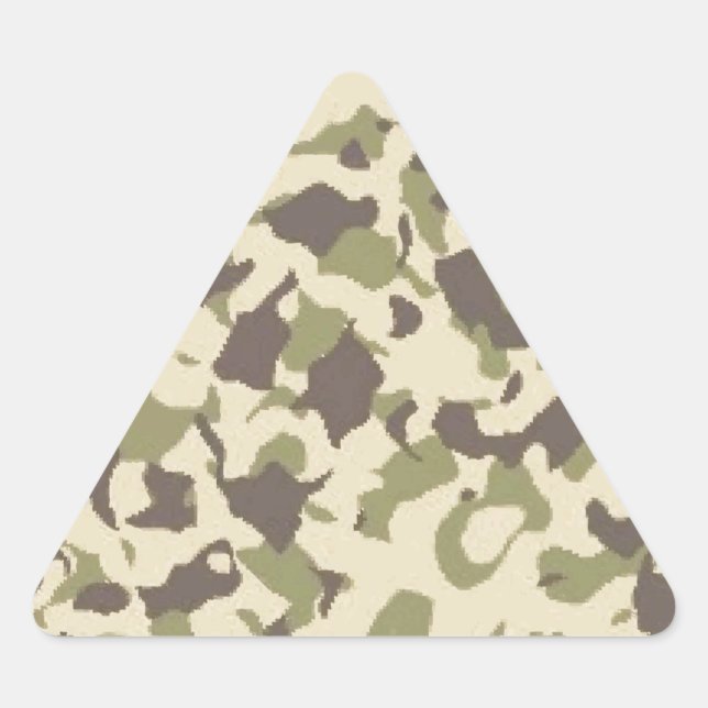 Pegatina Triangular Patrón de vídeo (Anverso)