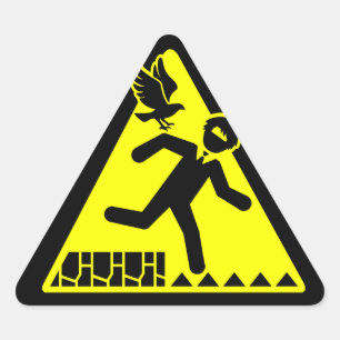 Pegatina Triangular Pegatinas de Abunai