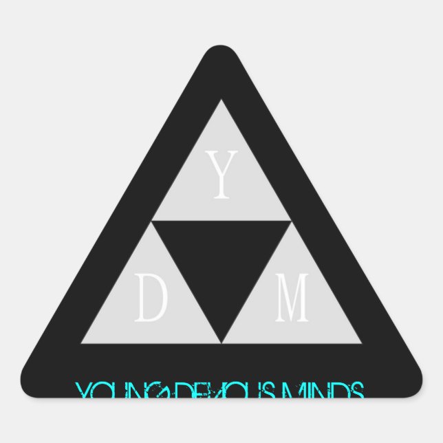 Pegatina Triangular Pegatinas de YDM (Anverso)