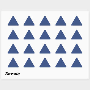 Pegatina Triangular Pegatinas del Murugi Stationery Co. Azure Triangle