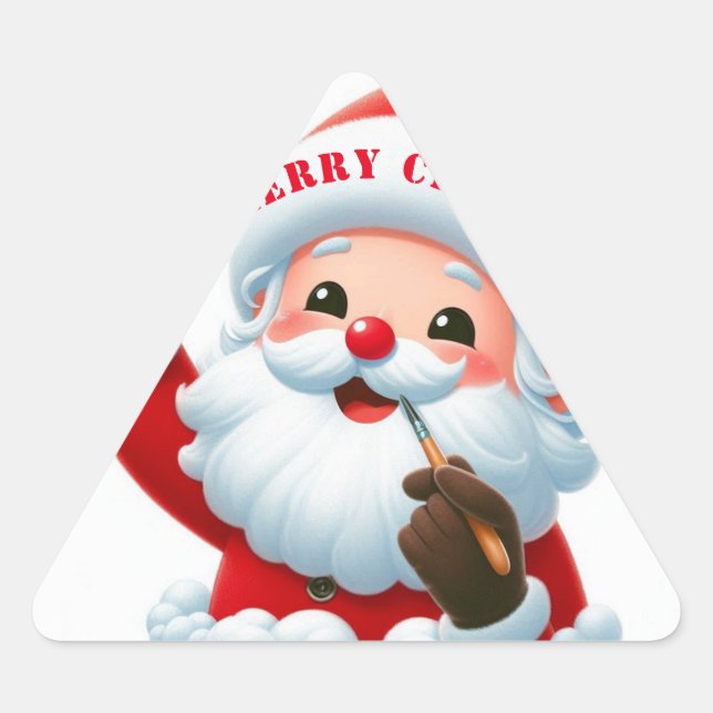 Pegatina Triangular Pegatinas redondos clásicos (Anverso)