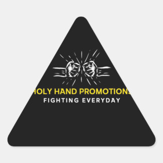 Pegatina Triangular Pegatinas Santo