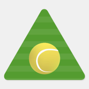 Pegatina Triangular Pelota de tenis