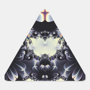 Pegatina Triangular Pétalos