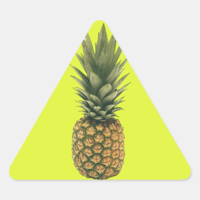 Pegatina Triangular Pineapple dulce (Anverso)