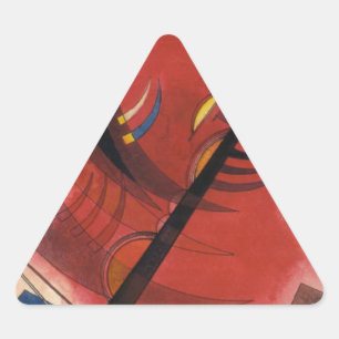 Pegatina Triangular Pintura abstracta de simulación interior