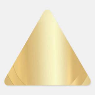 Pegatina Triangular Plantilla elegante Agregar el texto en blanco Faux
