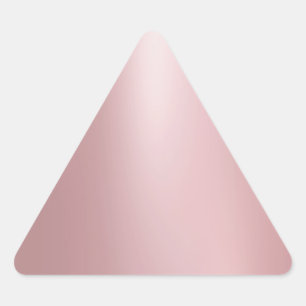 Pegatina Triangular Plantilla en blanco elegante modernidad glamour or