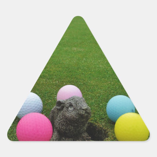 Pegatina Triangular Producto personalizar (Anverso)