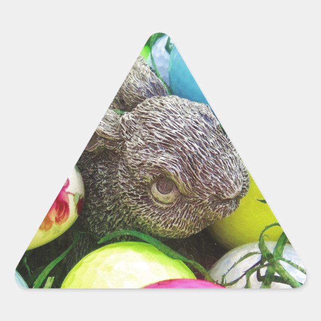 Pegatina Triangular Producto personalizar (Anverso)