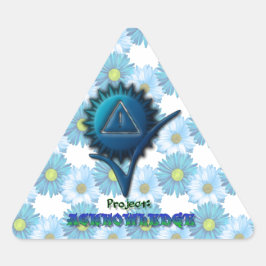 Pegatina Triangular Proyecto: RECONOCER