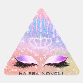 Pegatina Triangular Raissa Crown 16.ª 15ª Bridal Holographic2
