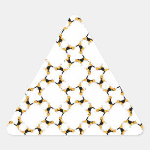 Pegatina Triangular Red de Beagle