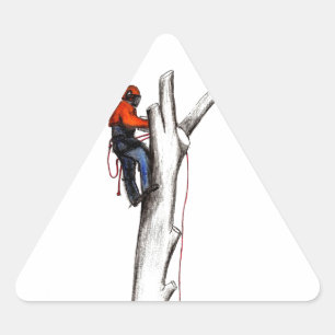 Pegatina Triangular Regalo de regalo para cirujanos aboristas