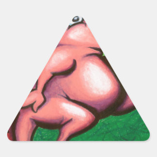 Pegatina Triangular Resoplido