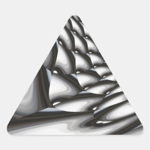 Pegatina Triangular Resumen de arte