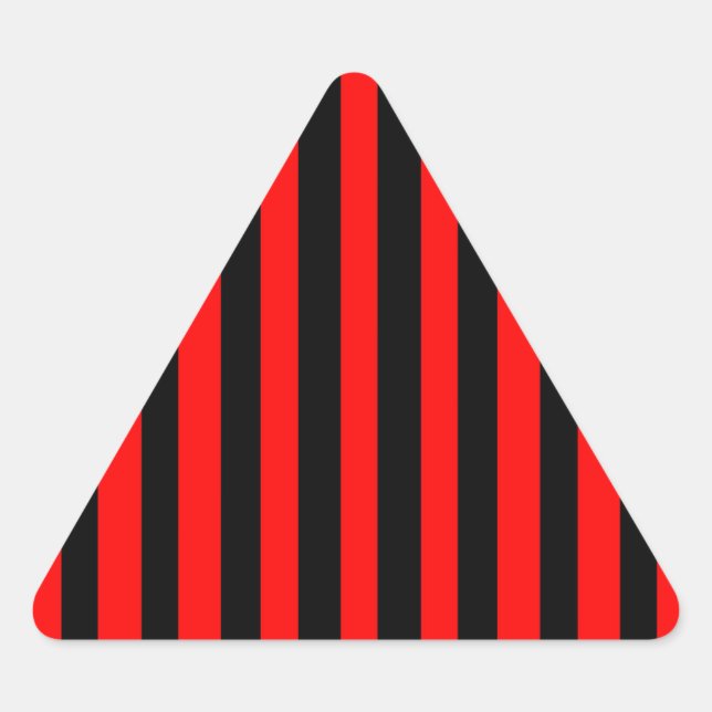 Pegatina Triangular Ruby Black (Anverso)