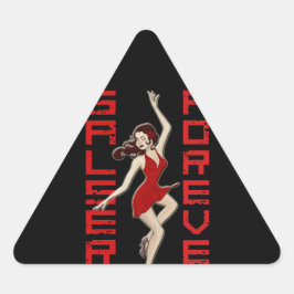 PEGATINA TRIANGULAR SALSERA PARA SIEMPRE