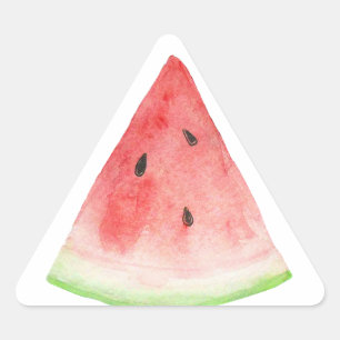 Pegatina Triangular sandía
