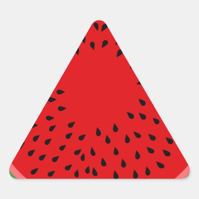 Pegatina Triangular sandía (Anverso)