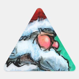 Pegatina Triangular Santa María