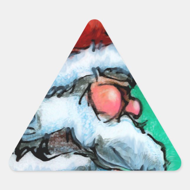 Pegatina Triangular Santa María (Anverso)