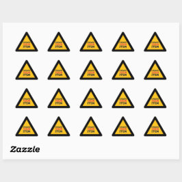 Pegatina Triangular SEÑALES DE TRÁFICO DE DISEÑO PERSONALIZADO Carga p