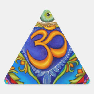 Pegatina Triangular Sexta chakra, tercer ojo