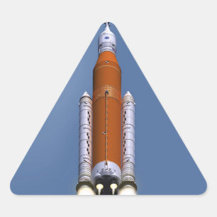 Pegatina Triangular Sistema de lanzamiento espacial SLS de la NASA