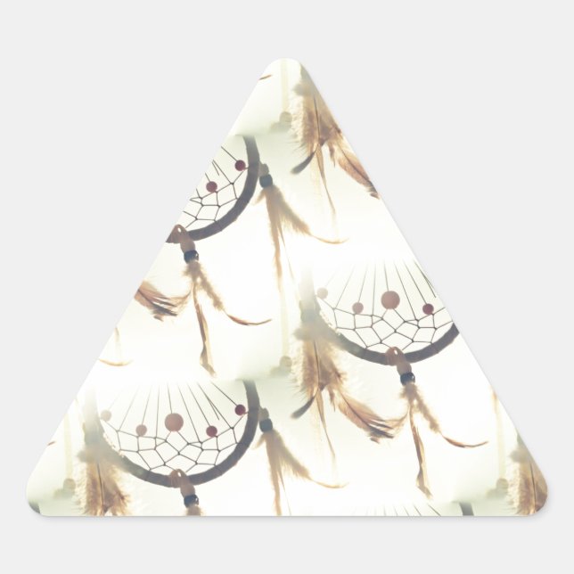 Pegatina Triangular soñador (Anverso)