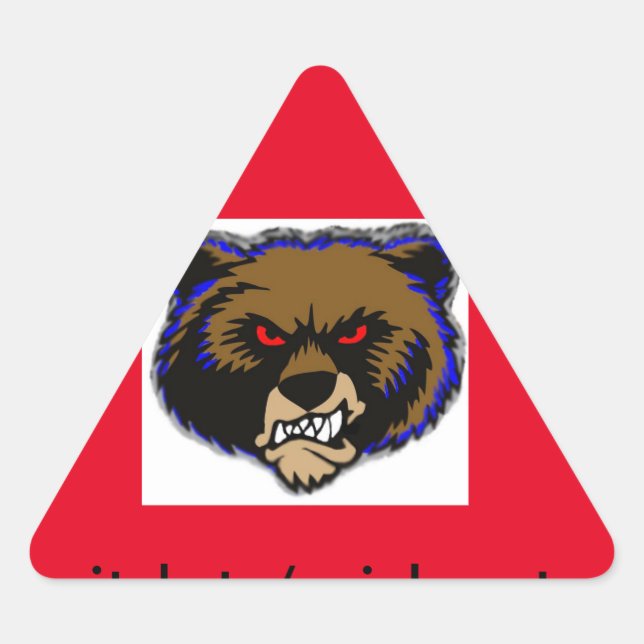 Pegatina Triangular stickers (Anverso)