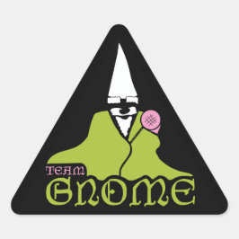 Pegatina Triangular Team Gnome