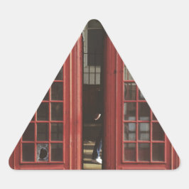 Pegatina Triangular Teléfono de Londres