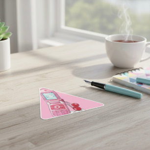 Pegatina Triangular Teléfono móvil