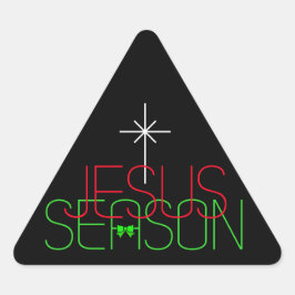 Pegatina Triangular Temporada de Jesús