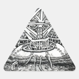 Pegatina Triangular Tentacle Tank de Brian Benson