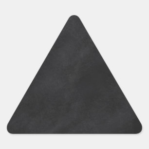 Pegatina Triangular Textura del tablero de papel negro retro