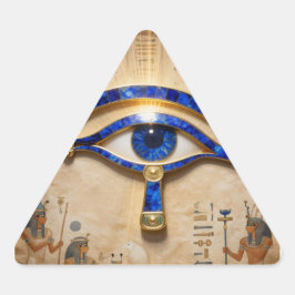 Pegatina Triangular The Egyptian Eye 