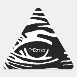 Pegatina Triangular Todo viendo