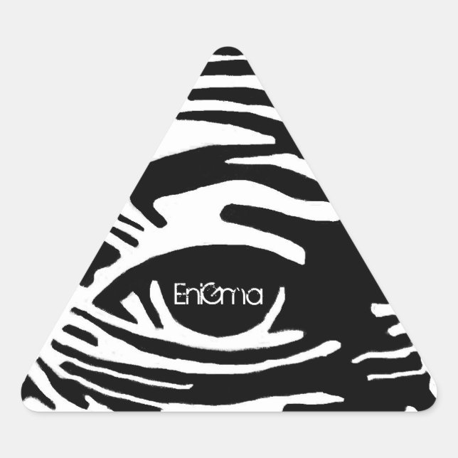 Pegatina Triangular Todos los miradores (Anverso)