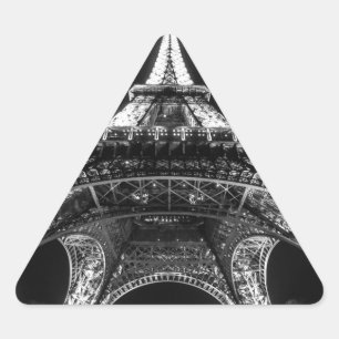 Pegatina Triangular Torre Eiffel París Francia
