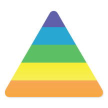 triángulo arco iris