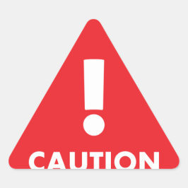 Pegatina Triangular Triángulo de precaución - Seguridad de visibilidad