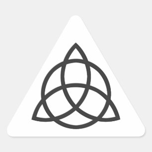 Pegatina Triangular Triquetra