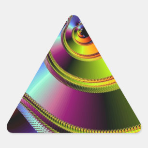 Pegatina Triangular Una torsión simple del sino