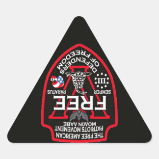 PEGATINA TRIANGULAR V LIBRE