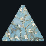 Pegatina Triangular Vincent van Gogh | Ramas de almendros en flor, 189<br><div class="desc">Ramas de almendros en flor,  1890,  Vincent van Gogh_x000D_ DGA593582_x000D_ _x000D_ De Agostini Biblioteca de imágenes</div>