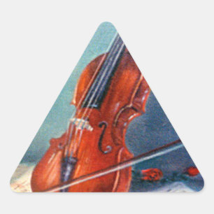 Pegatina Triangular Violín/Violin