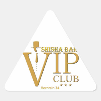 Pegatina Triangular VIP Shisha artículo de fan