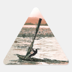 PEGATINA TRIANGULAR WINDSURF
